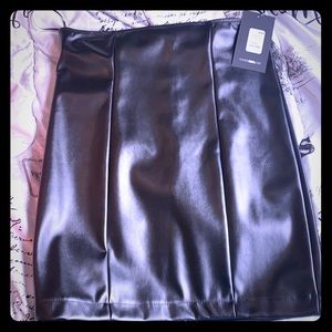 Carlibell Faux Leather Skirt